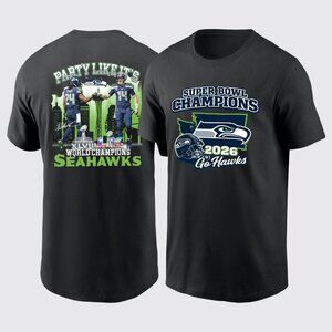 2026 Super Bowl Champions Seahawks 2 sided Shirt  73